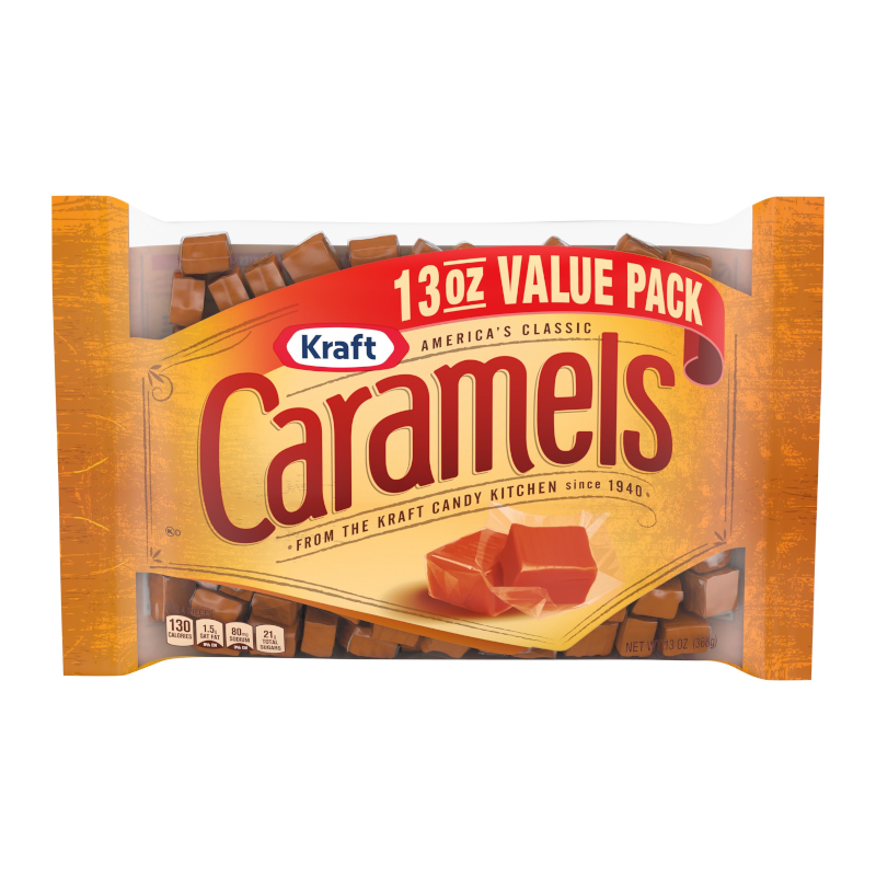 Kraft Caramels 368g Out of Date Gymstop.co.uk