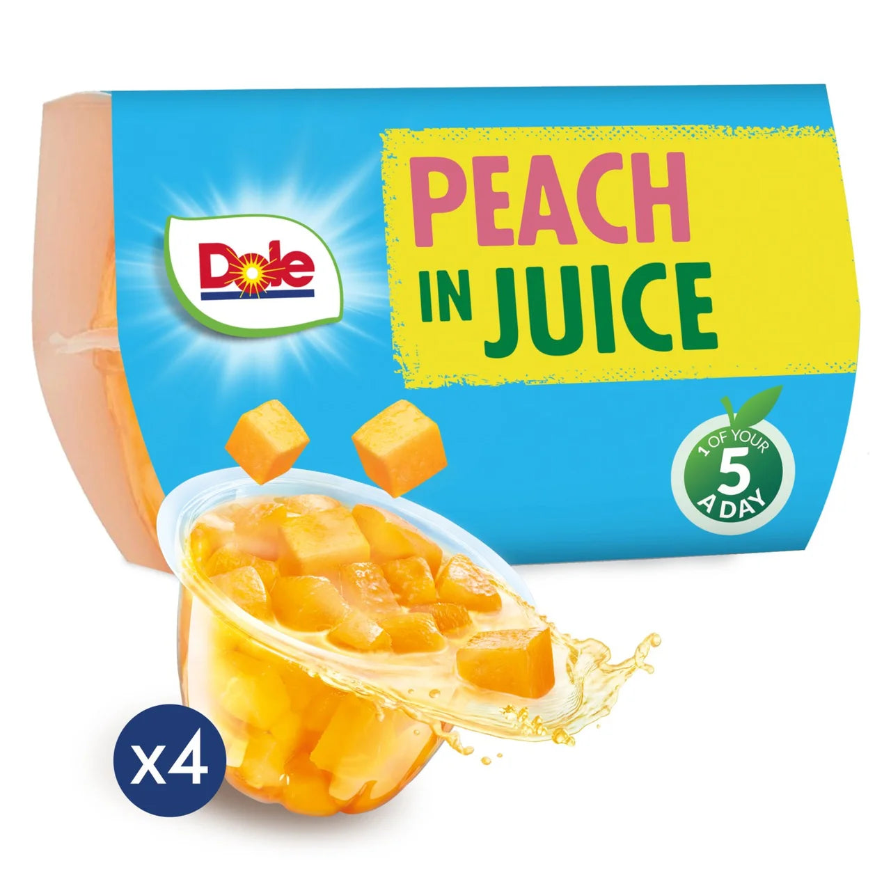 Del Monte Peach Chunks in Juice 3 x 4 x 113g (case) - Out of Date