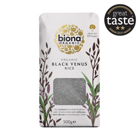 Biona Organic Organic Black Venus Rice 500g - Damaged Pack
