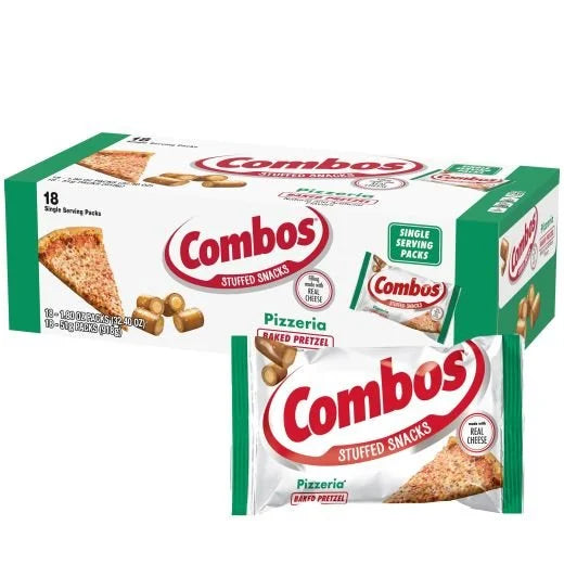 Combos Stuffed Pizzeria Baked Pretzel 18 x 48.2g (case) - Out of Date