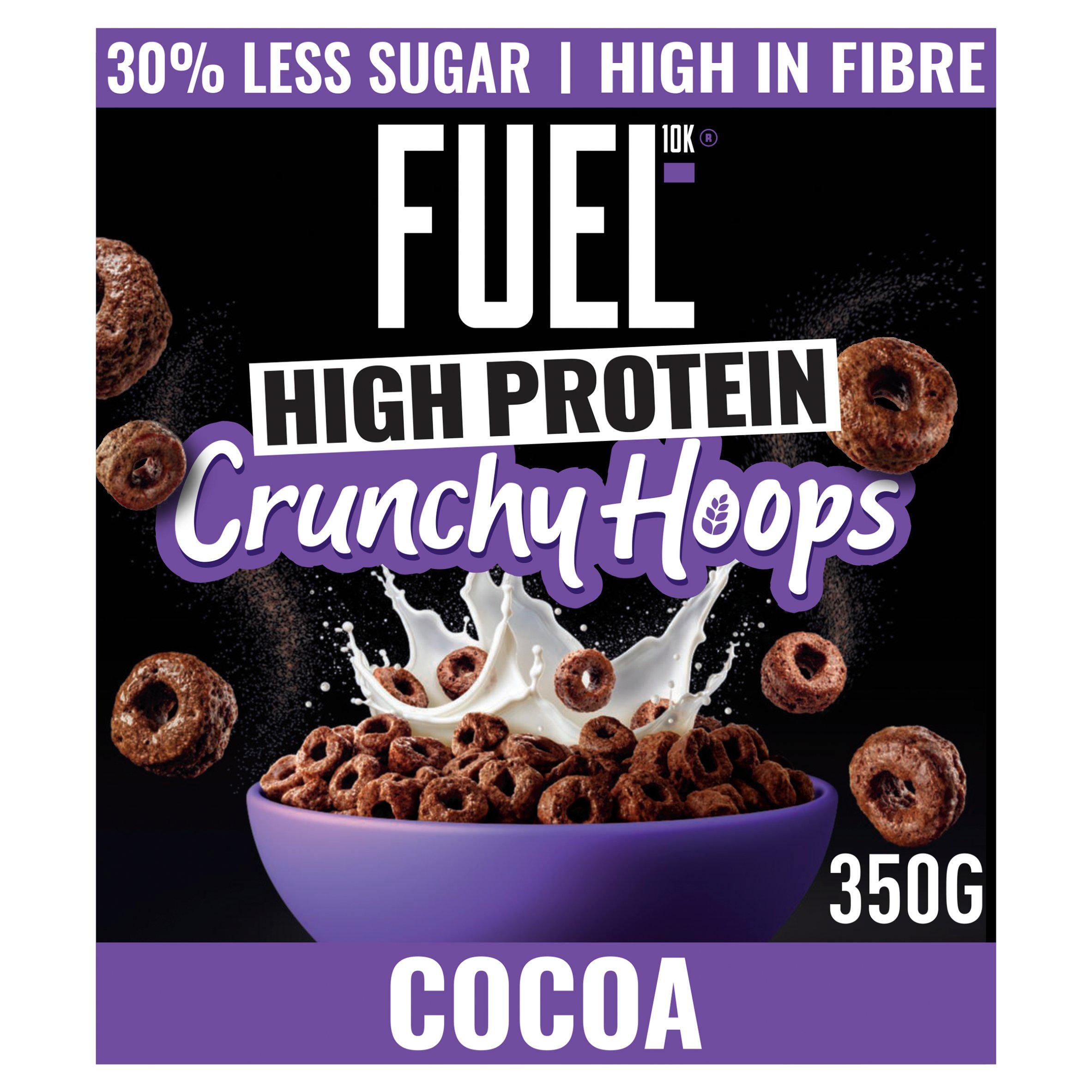 Fuel10k Chocolate Protein Multigrain Hoops 350g