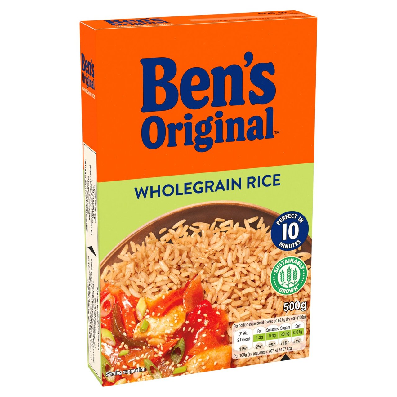 Ben's Original Wholegrain Rice 500g Out of Date