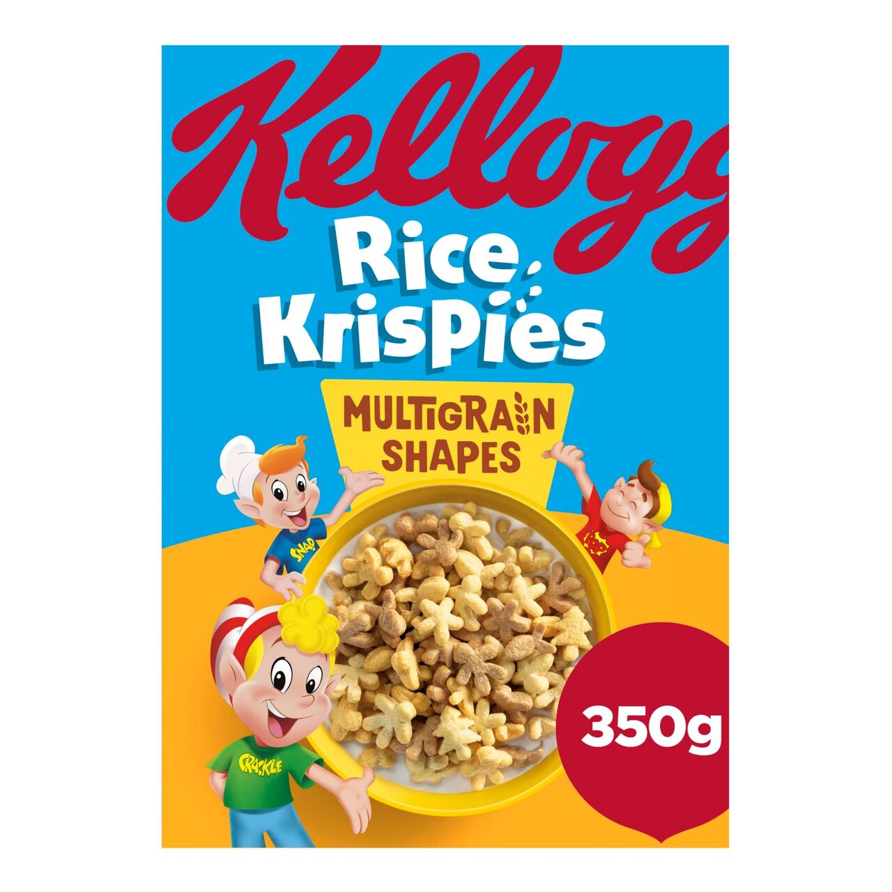 Kellogg's Rice Krispies Multi-Grain Shapes 350g - Out of Date