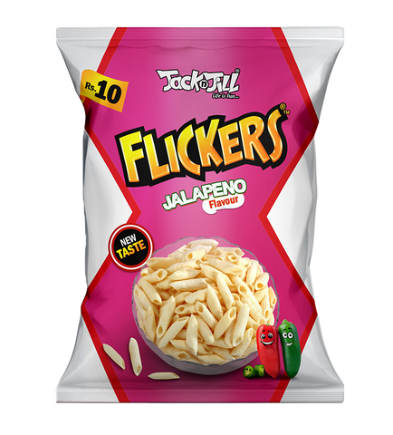 Jack & Jill Flickers Jalapeno 48 x 10g - Out of Date