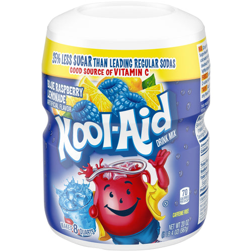 Kool-Aid Blue Raspberry Lemonade Soft Drink Mix 567g - Out of Date