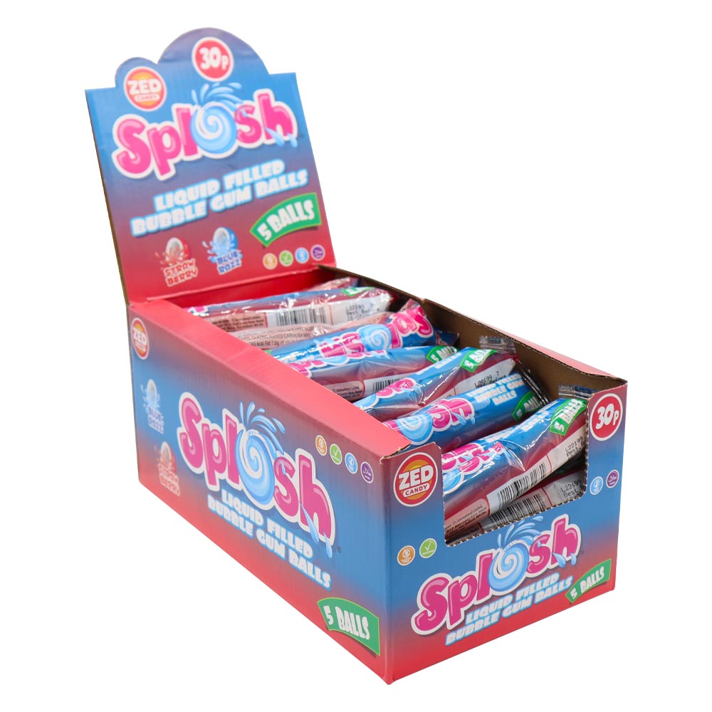 Zed Candy Splosh (5 Ball Pack) 40 x 35g (case) - Out of Date
