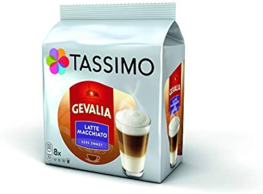 Tassimo Gevalia TYP Latte Macchiato 8 Pods - Out of Date