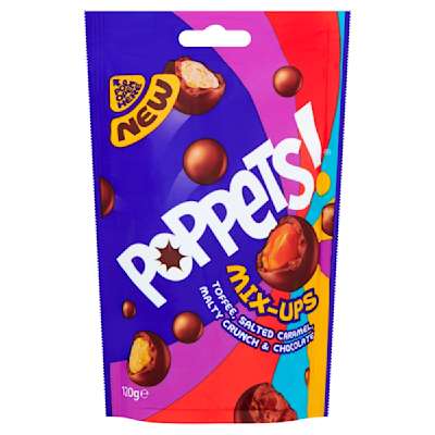 Poppets Mix Ups Chocolate 120g - Out of Date