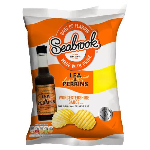 Seabrook Crinkle Cut Lea & Perrins Worcestershire Sauce 70g - Out of Date
