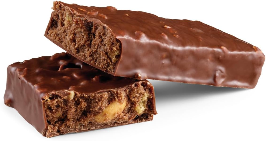 Amfit Plant Protein Bar Dark Chocolate Peanut & Almond 12 x 55g - Out of Date