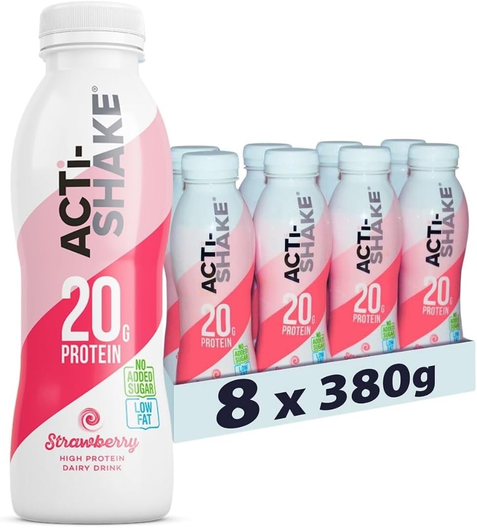 Acti-Shake Protein Shake 8 x 380g - Out of Date