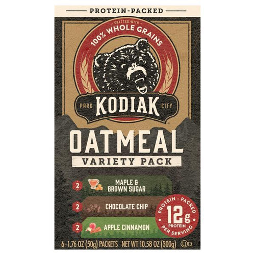 Kodiak Oatmeal Variety Pack 300g - Out of Date