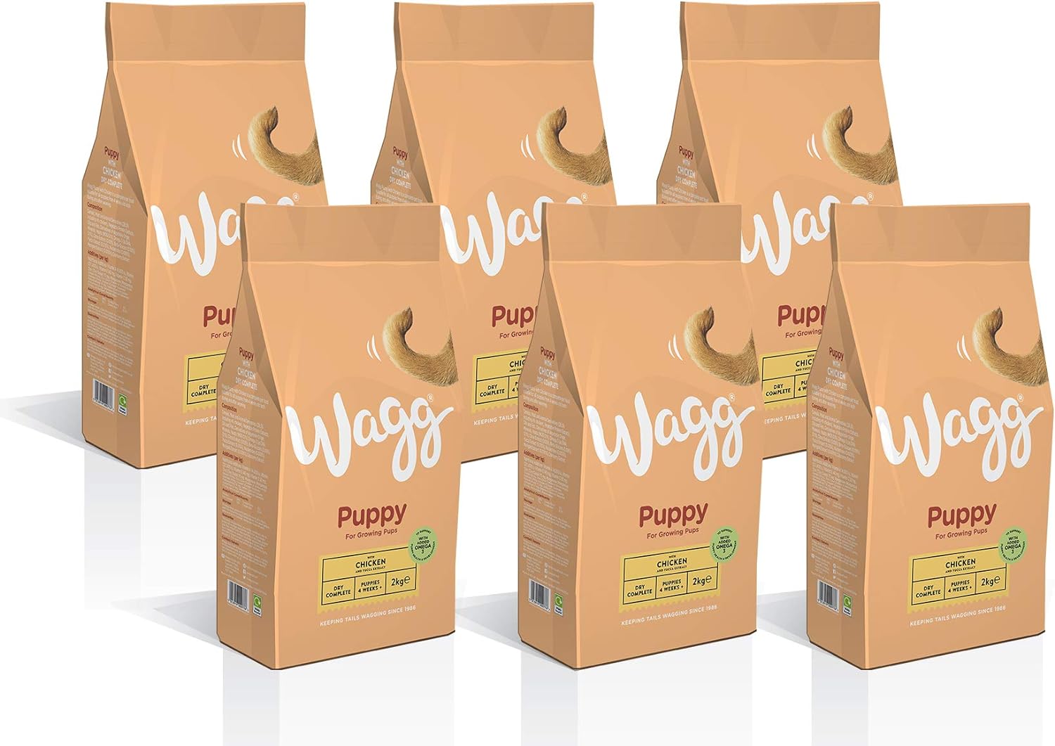 Wagg Puppy Food Chicken 6 x 2kg (Case) - Out of Date