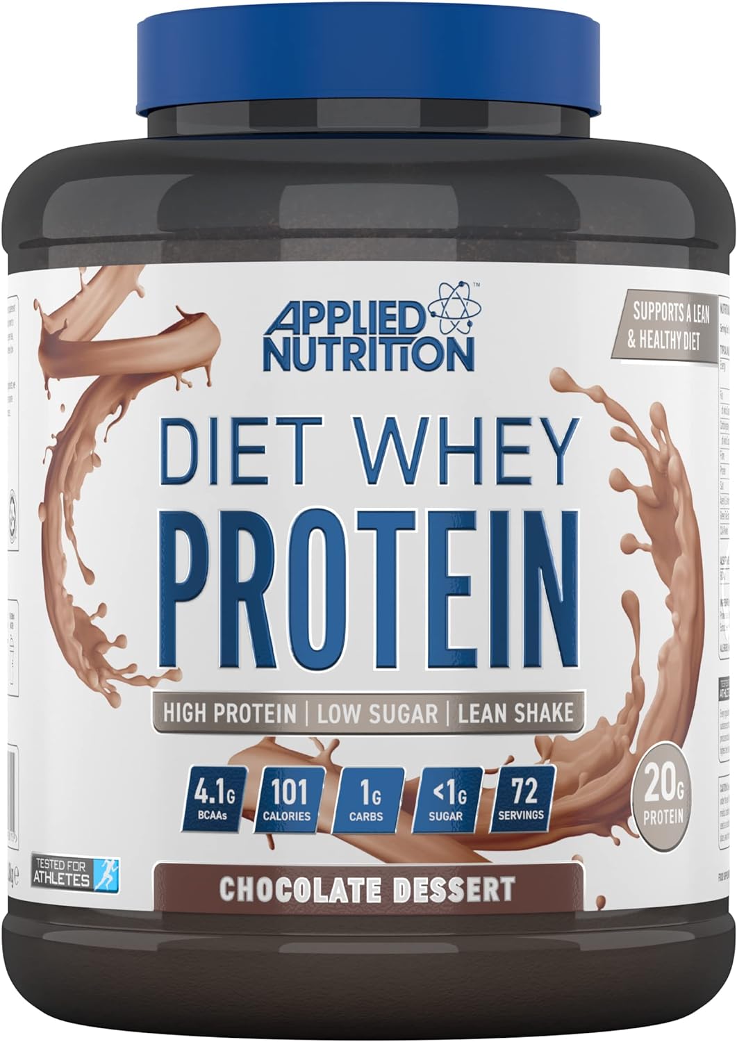 Applied Nutrition Diet Whey 1.8kg + Free Calcium & Magnesium Caps & Shaker* - Special Offer