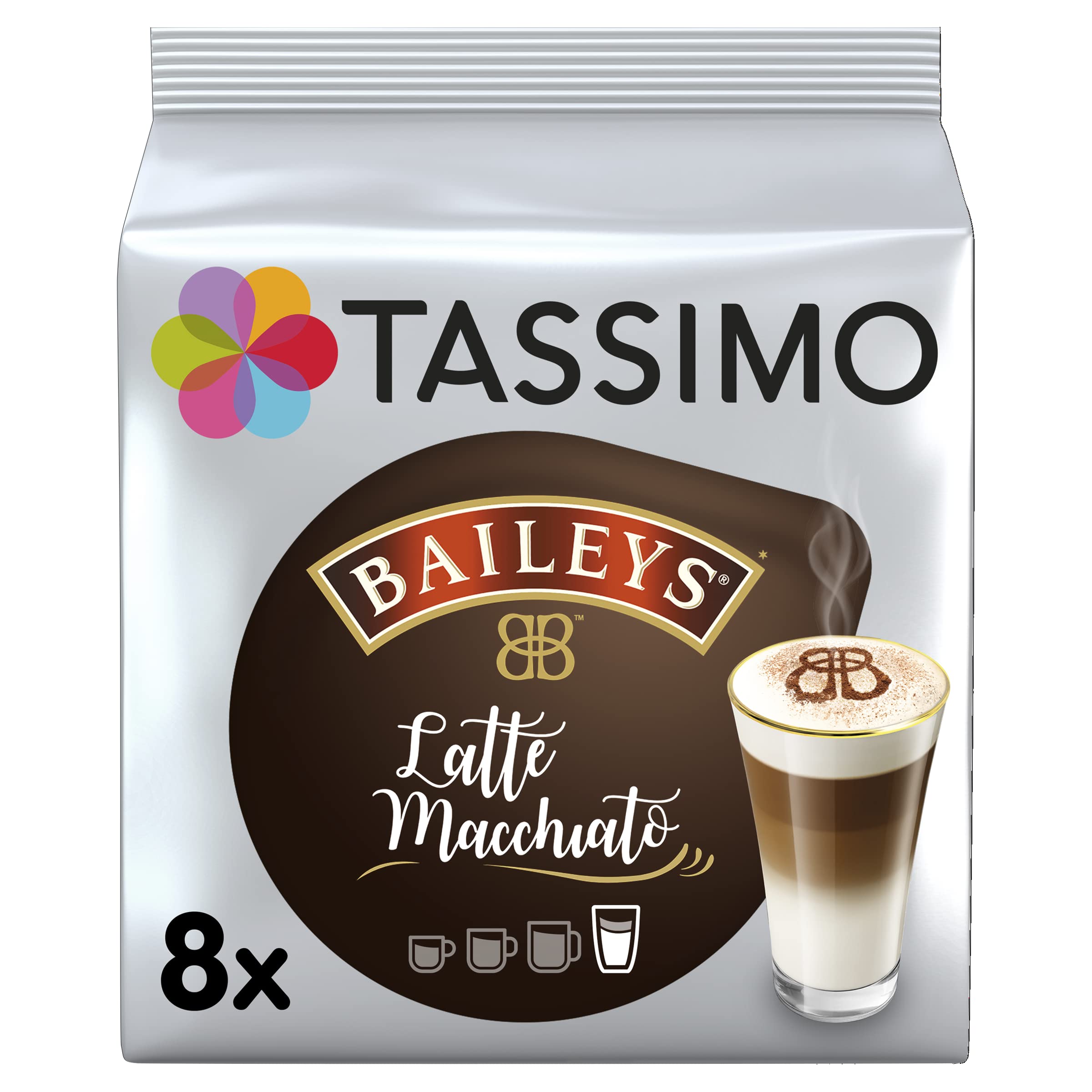 Tassimo Baileys Latte Macchiato 8 Pods - Out of Date