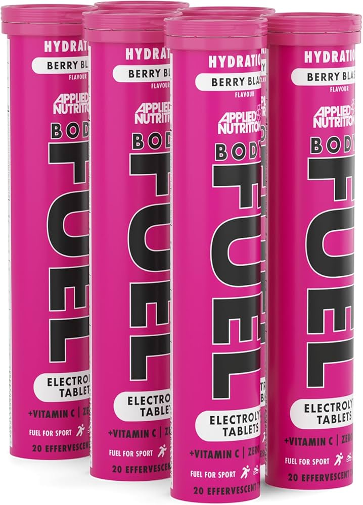 Applied Nutrition Berry Blast Body Fuel Hydration 6 x 20 Effervescent Tablets