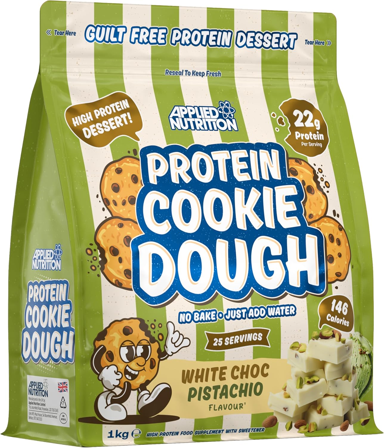 Applied Nutrition Protein Cookie Dough 1kg + Free Gifts