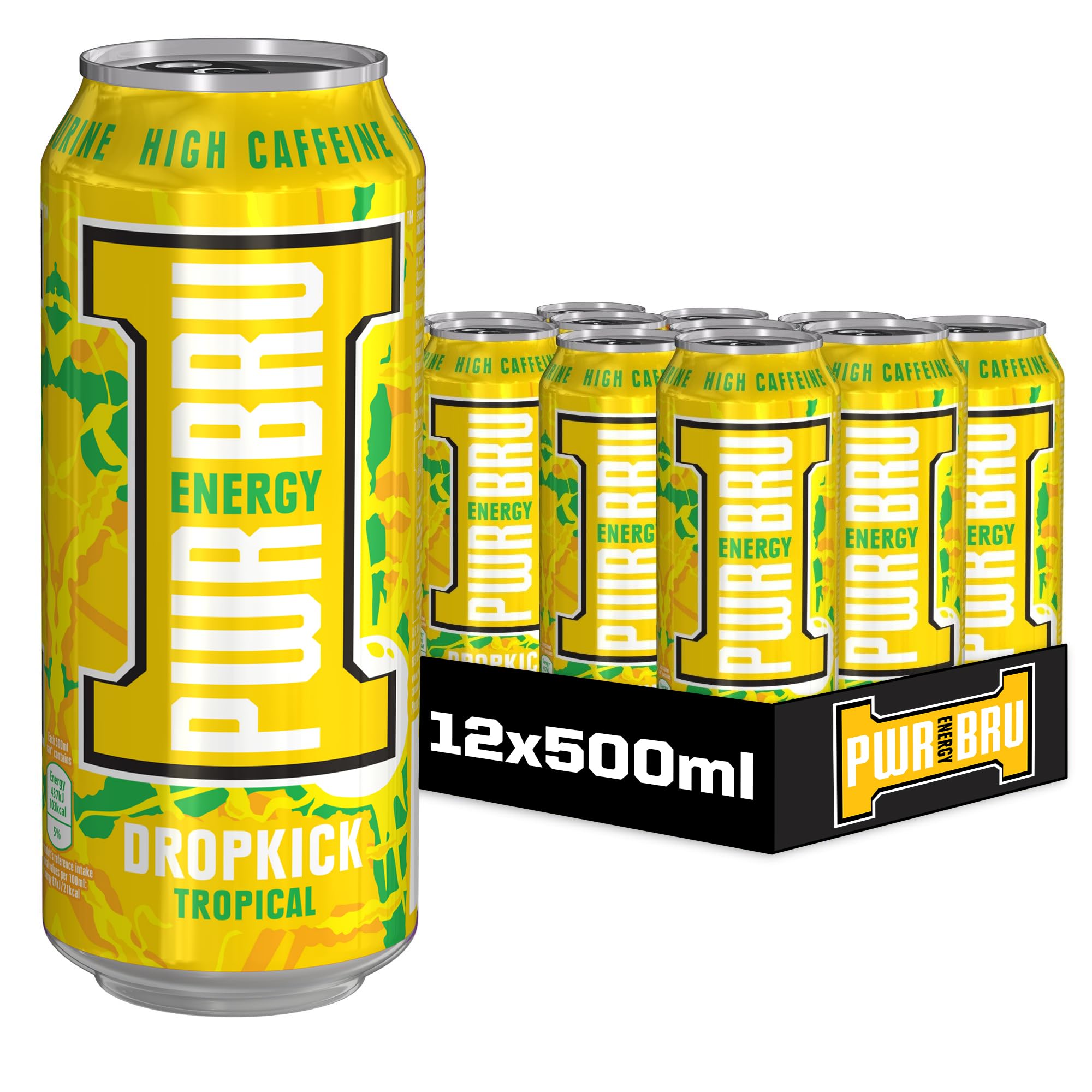 IronBru PWR BRU Tropical 12 x 500ml - Out of Date