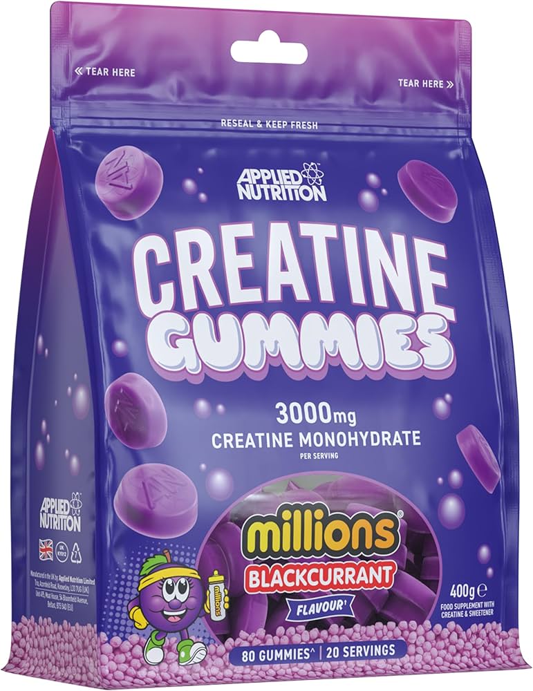 Applied Nutrition Blackcurrant Creatine Gummies 400g - Damaged Pack