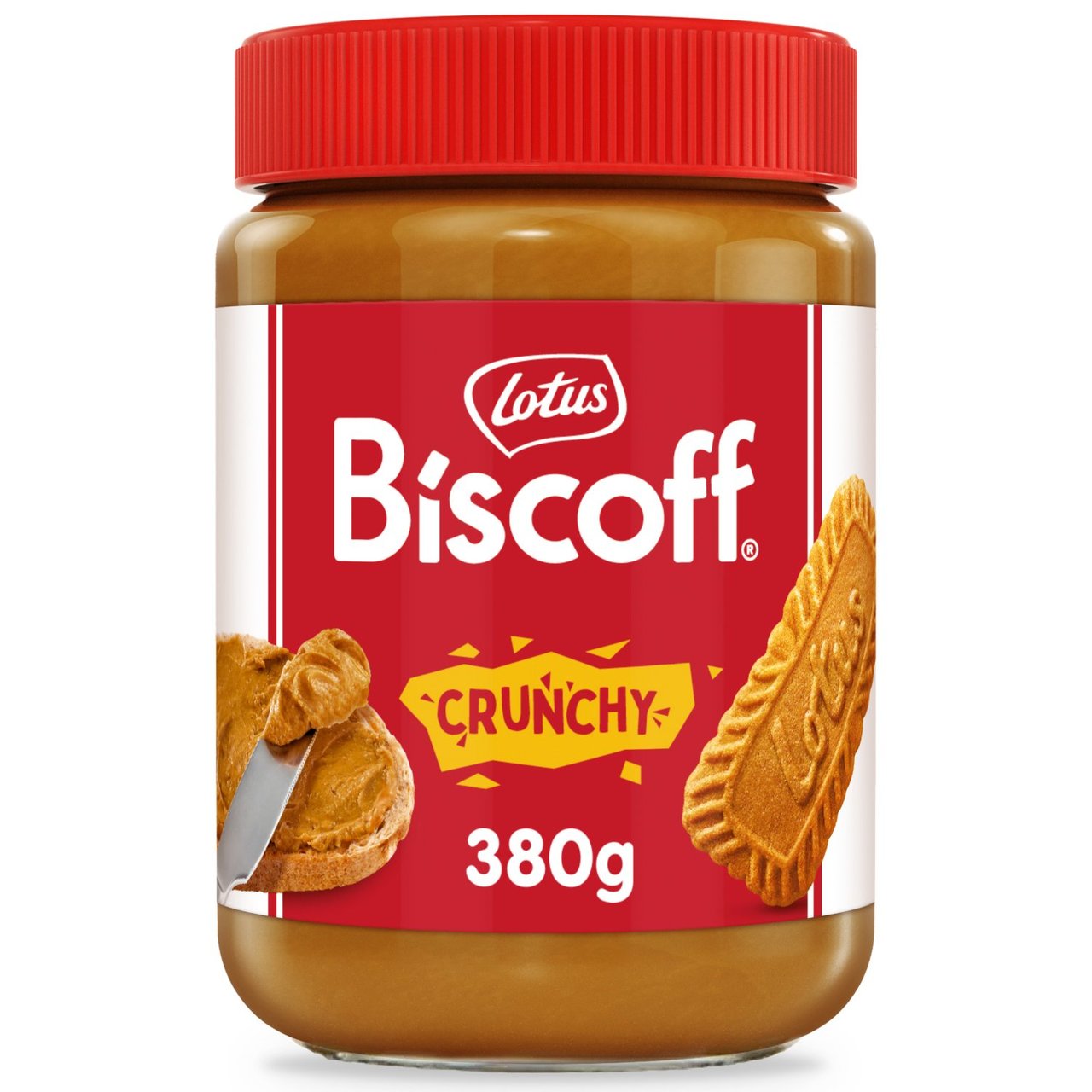 Lotus Biscoff Crunchy Spread 380g - Out of Date