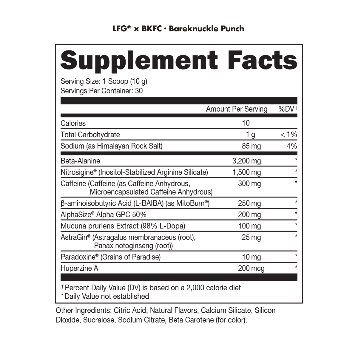 Bucked UP LFG Pre-Workout 232g