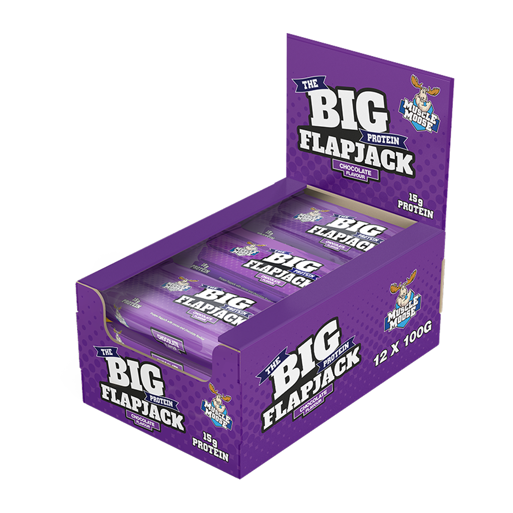 Muscle Moose Big Protein Flapjack 12 x 100g - Short Dated