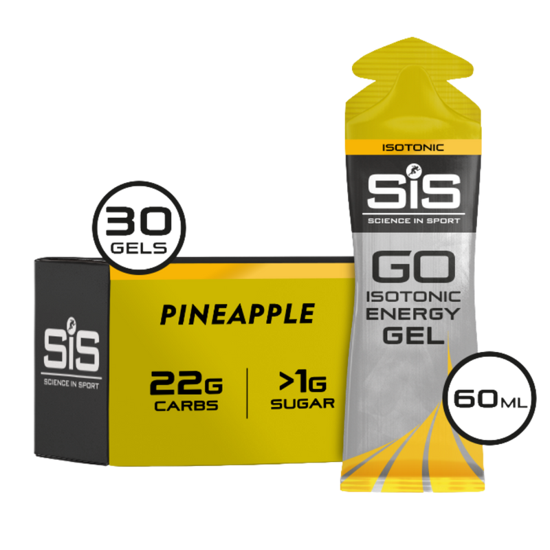 SIS Go Isotonic Pineapple Energy Gel 30 x 60ml - Out of Date