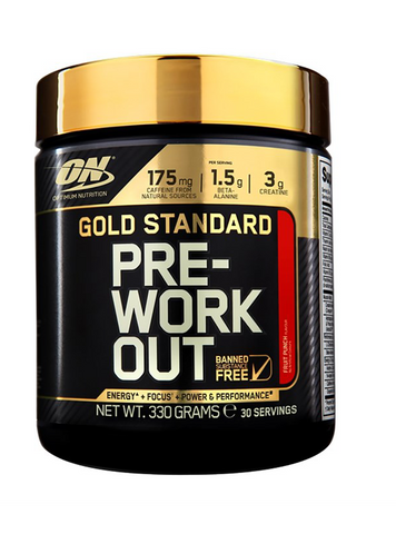 Optimum Nutrition Gold Standard Pre-Workout 330g - Damaged Tub