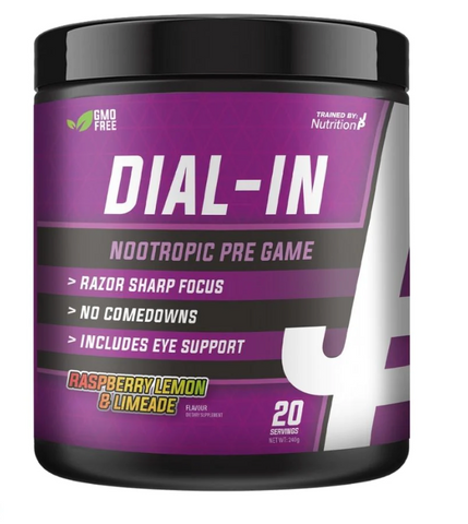 Trained By JP Raspberry Lemon & Limeade Dial In Nootropic 240g