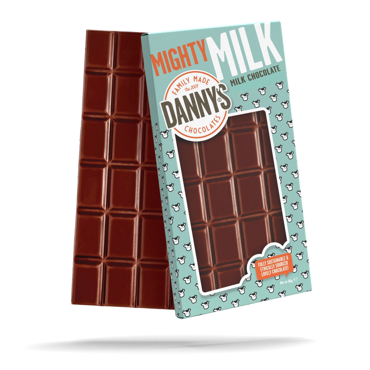 Danny's Mighty Milk Chocolate 80g - Out of Date