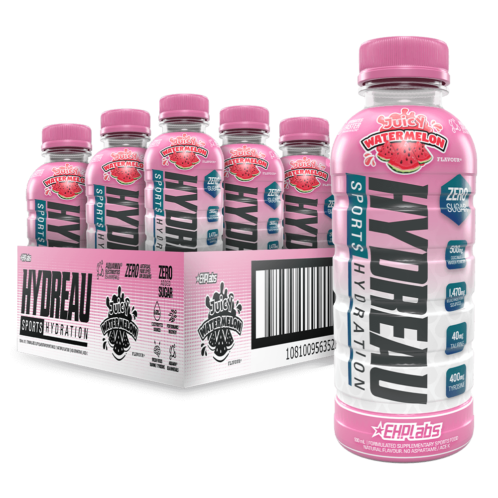 EHP Labs Juicy Watermelon Hydreau RTD 12 x 500ml - Short Dated