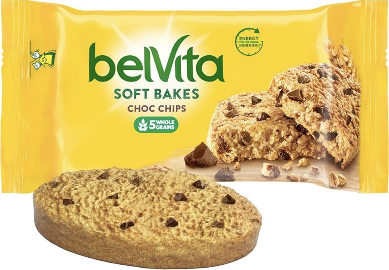 Belvita Soft Bakes Chocolate Chip 14 x 50g - Out of Date