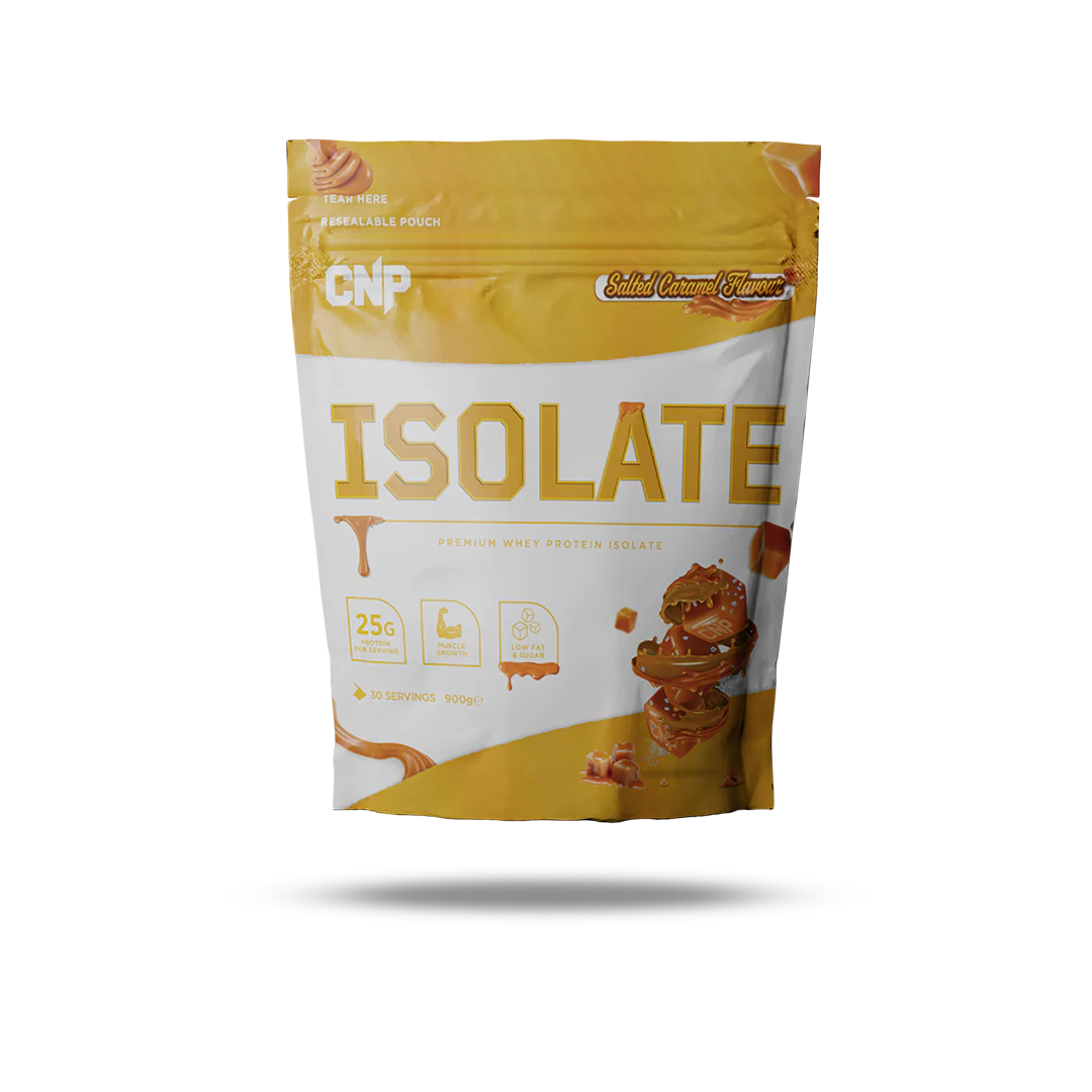 CNP Salted Caramel Isolate Protein 900g - Out of Date