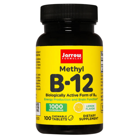 Jarrow Formulas Lemon Methyl B-12 1000mg 100 Tabs - Out of Date