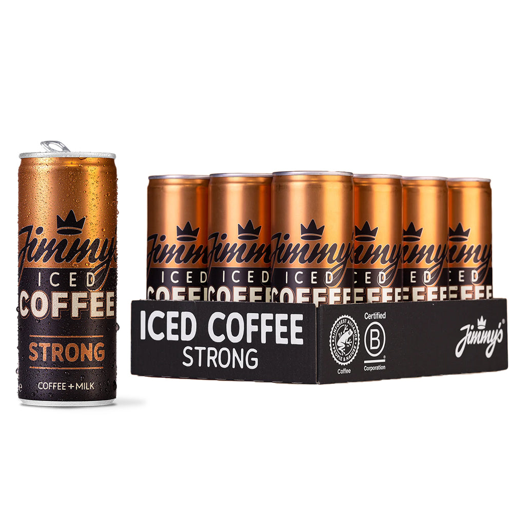 Jimmy's Strong Iced Coffee 12 x 250ml - Out of Date