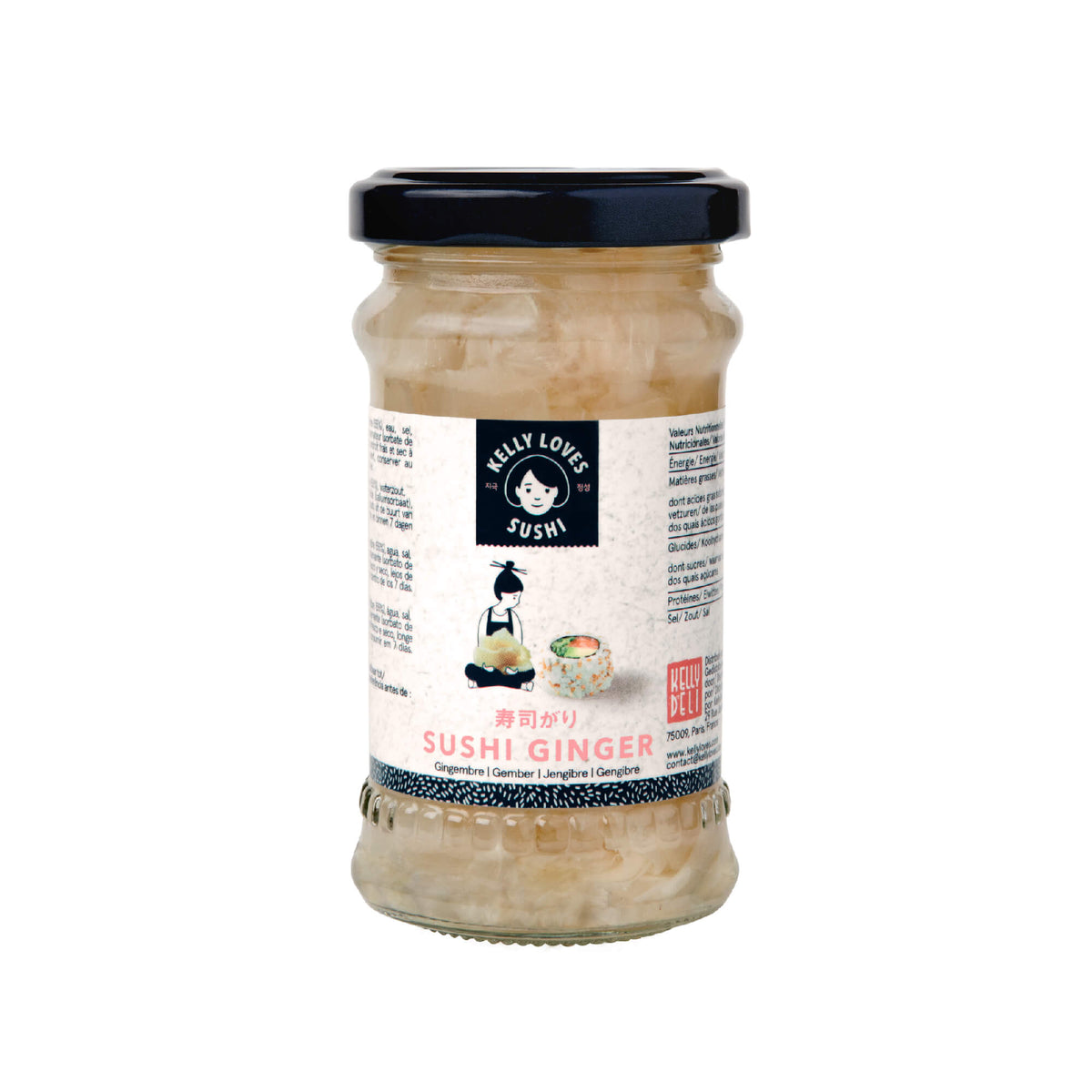 Kelly Loves Sushi Ginger 1 x 150ml