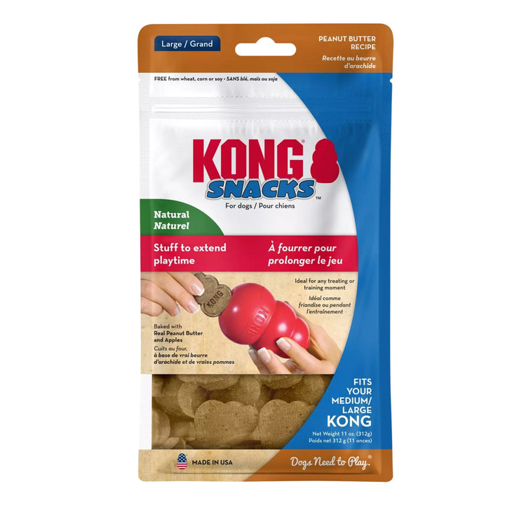 KONG Peanut Butter Snacks Large 312g - Out of Date