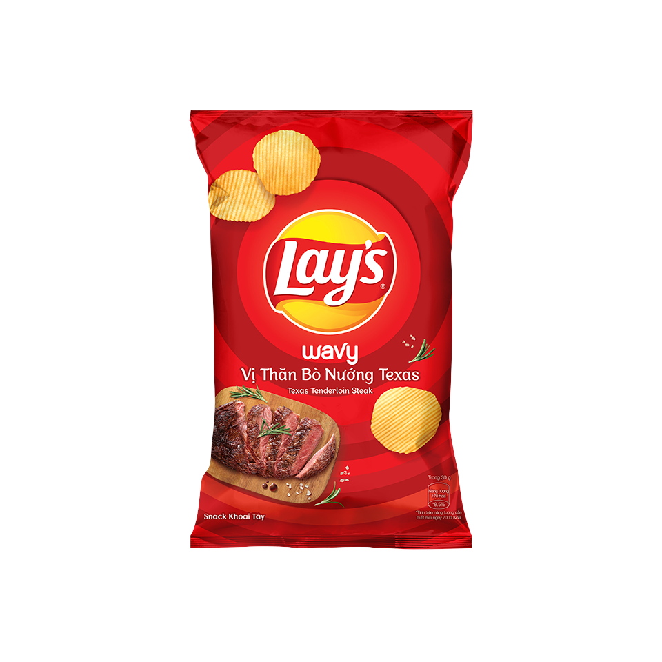 Lays Texas Tenderloin Steak (Vietnam) 30g - Out of Date