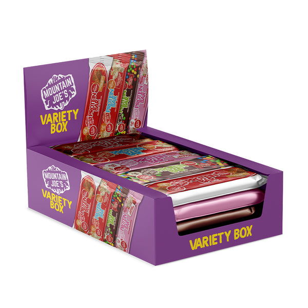 Mountain Joe's White Choc Salted Peanut Protein Bar 12 x 55g - Out of Date