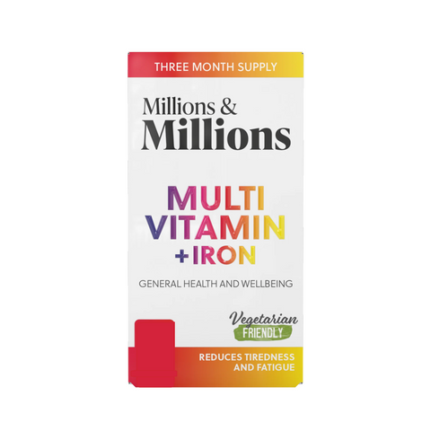 Millions & Millions Multivitamins + Iron 180 Tablets