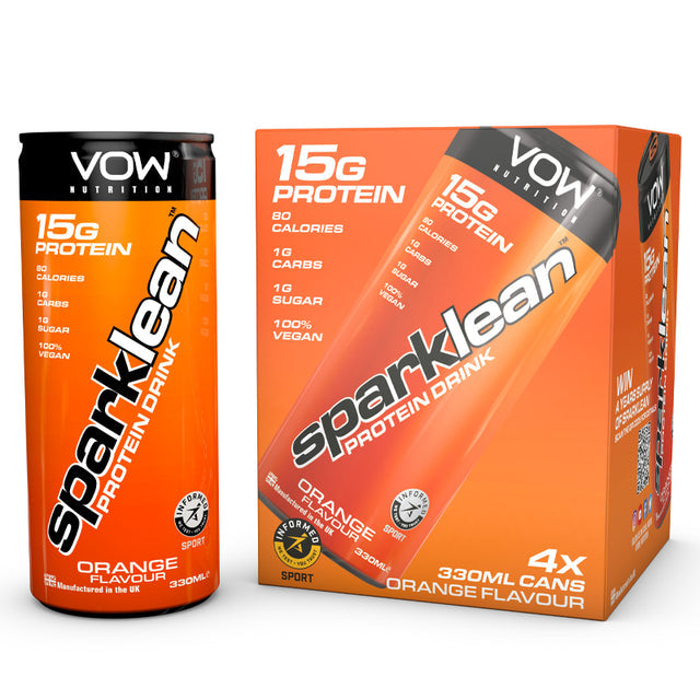 VOW Nutrition Sparklean Protein Drink 12 x 330ml