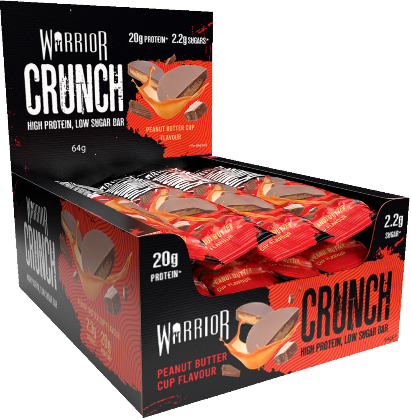 Warrior Crunch Bars 12 x 64g - Out of Date