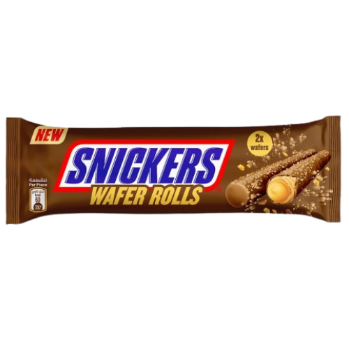 Snickers Wafer Roll 12 x 24g - Out of Date