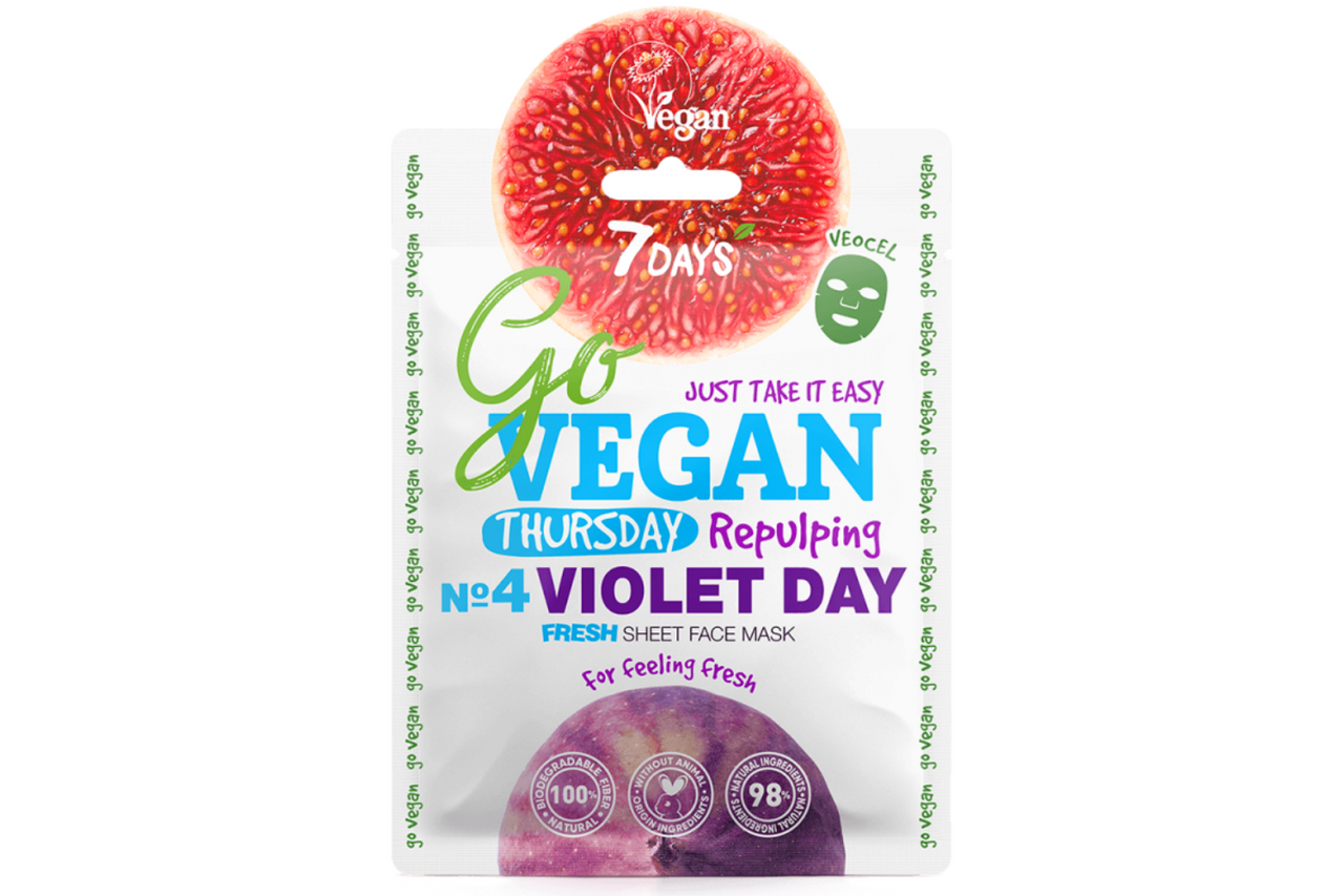 7 Days Go Vegan Sheet Face Mask 25g