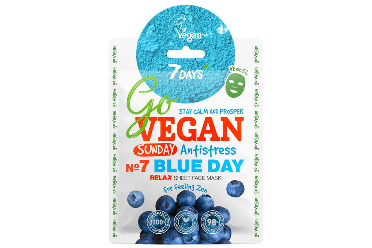 7 Days Go Vegan Sheet Face Mask 25g