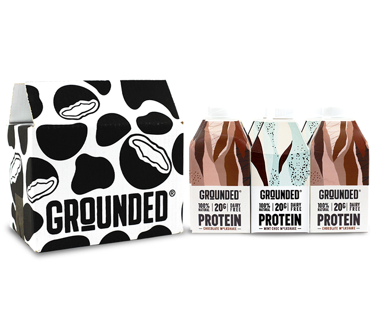 Grounded Protein M*lkshake 12 x 490ml