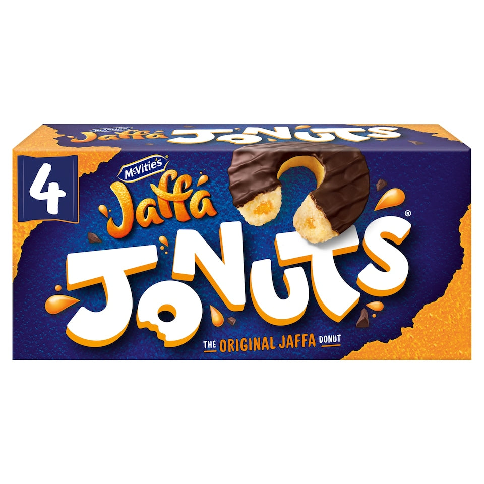 McVities Jaffa Jonuts 4 Pack - Out of Date