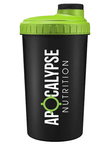 Apocalypse Nutrition Black & lime Green Screw Caps Shaker 700ml