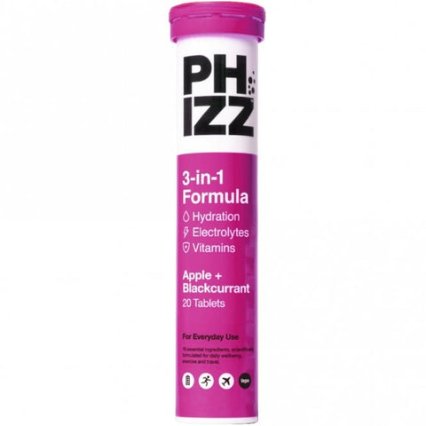 Phizz 3 in 1 Formula Apple & Blackcurrant 20 Tabs