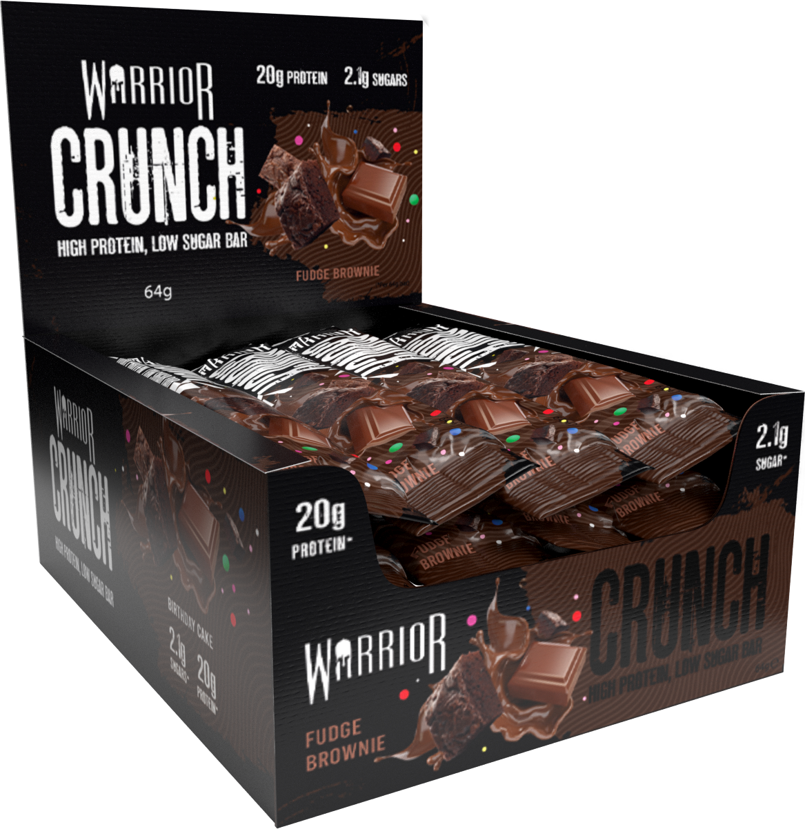 Warrior Crunch Bars 12 x 64g - Out of Date